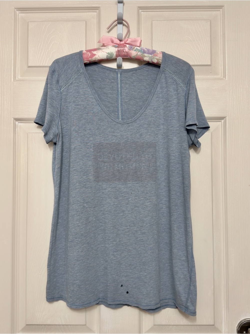 Lululemon Devoted to the moment Tee Blue Women Size S